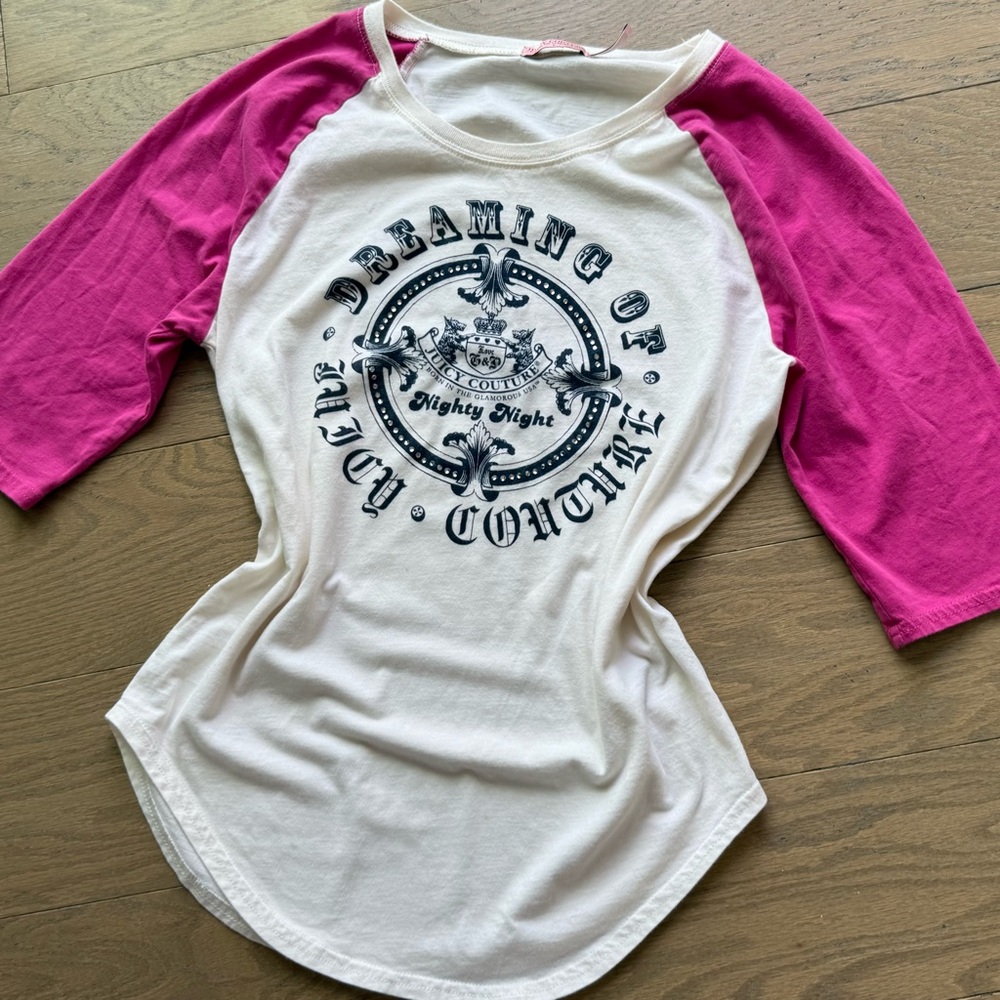 Dreaming of Juicy Couture baseball tee